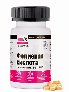 Фолиевая к-та+вит В6/В12 таб N180 (Фармгрупп)