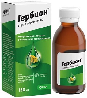 Купить гербион сироп первоцвет 150мл (крка) Гербион сироп первоцвет 150мл (КРКА)