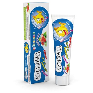 Зубная паста Кусалочка клубника 3-8л 60г (РеалКосметикс)