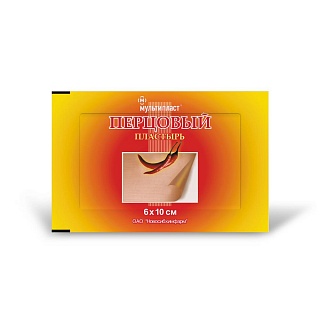 Мультипласт пластырь перцовый 6х10(Валента)