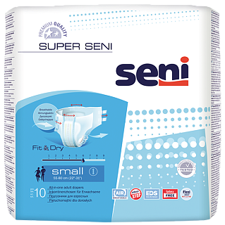 Сени Подгузники д/взр Super Seni Small N10 (БеллаДон)