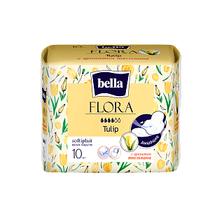 Белла прокладки Flora аромат тюльпана N10 (БеллаДон)