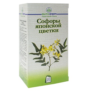 Софора японская цветки ф/п 1,5г N20 (Фитофарм)
