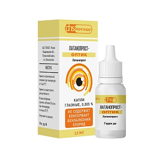 Латанопрост-Оптик капли глаз 0,005% 2,5мл (Лекко)