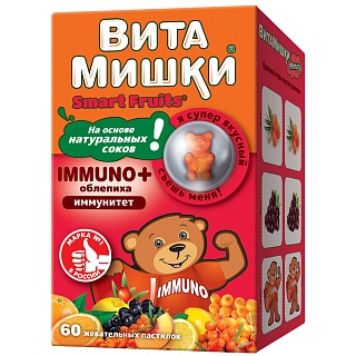 ВитаМишки Иммуно+облеп паст жев N60 (ФармаМед)