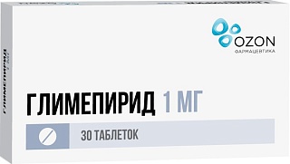 Глимепирид таб 1мг N30 (Озон)