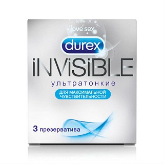 Дюрекс презервативы Invisible ультратон N3 (Рекитт)