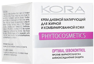 Кора Крем днев матирующ д/жирн/комбин кожи 50мл (Фитопром)