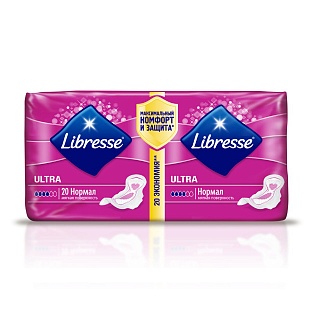 Либресс прокладки ультра нормал мягк поверх N20 (ЭсСиЭй)