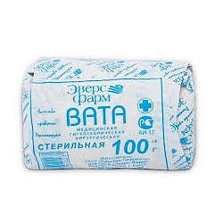 Вата стер 100г (Ника МИиМ)