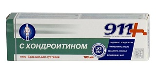 911Хондроитин бальзам-гель д/суст 100мл (Твинс)