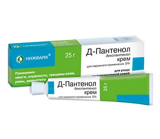 Д-Пантенол-Нижфарм крем 5% 25г (Нижфарм)
